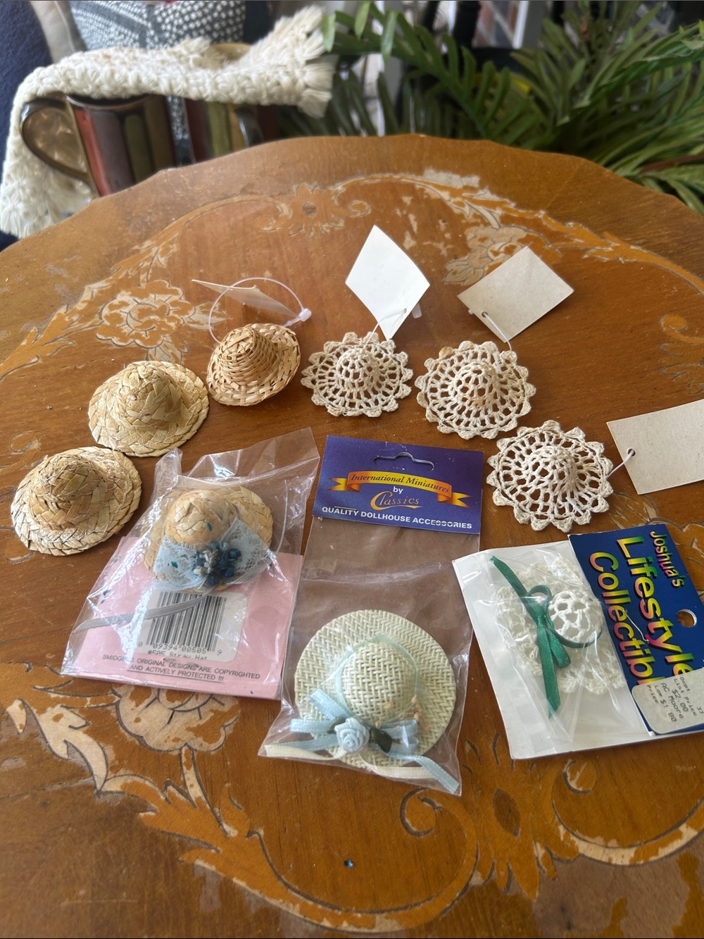 Miniature Dollhouse Hats